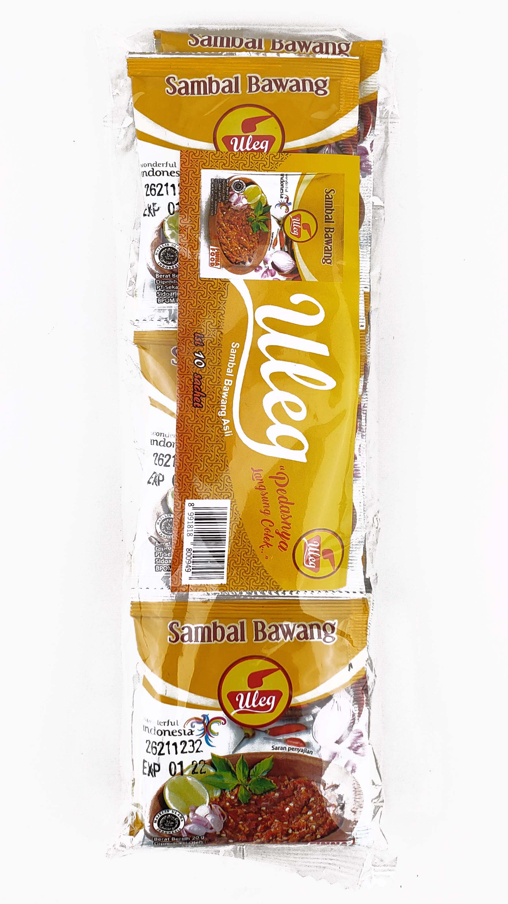 Uleg sambal bawang isi 10 @ 18gr | Bormadago.com