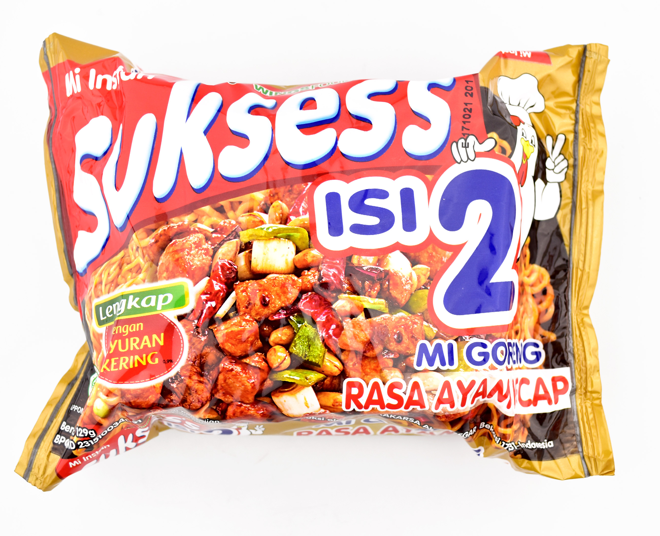 SUKSES ISI 2 MIE AYAM KECAP 129 GR