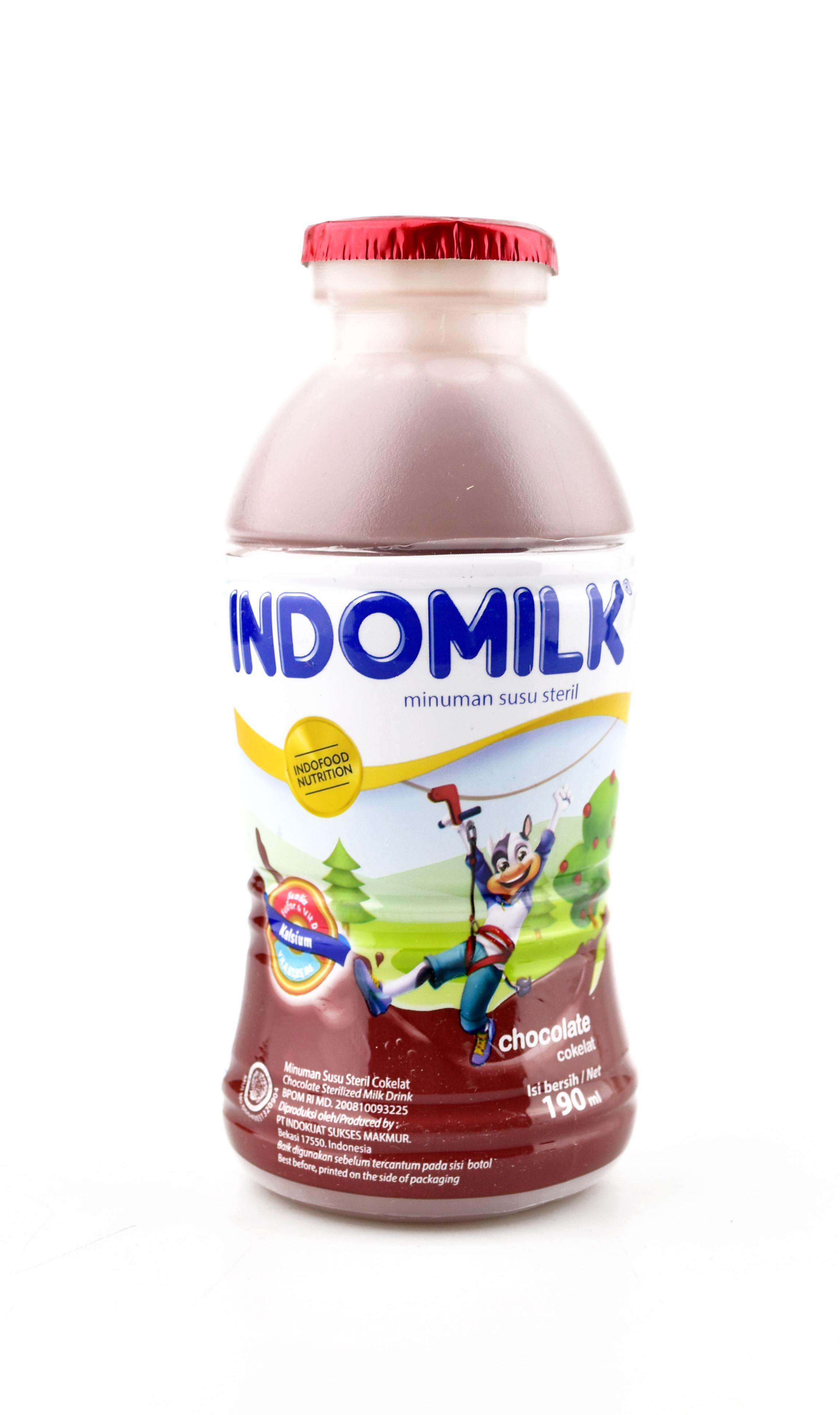 INDOMILK BOTOL SUSU STERIL COKLAT 190ML