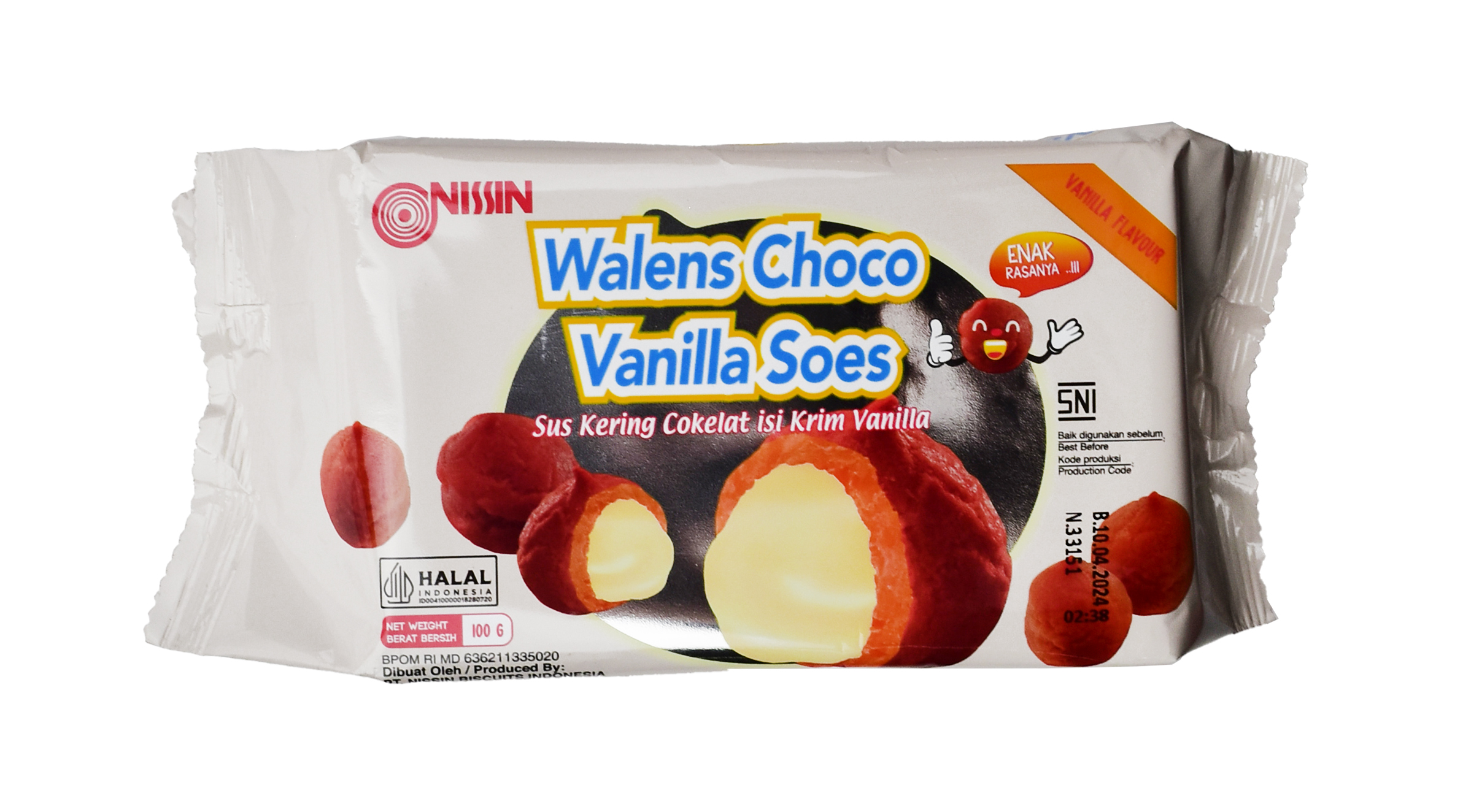 NISSIN WALENS SOES VANILLA 100 GR